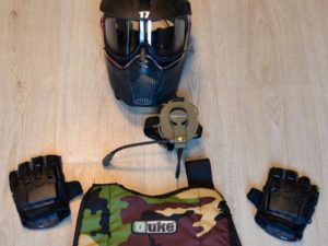 Uitrusting paintball